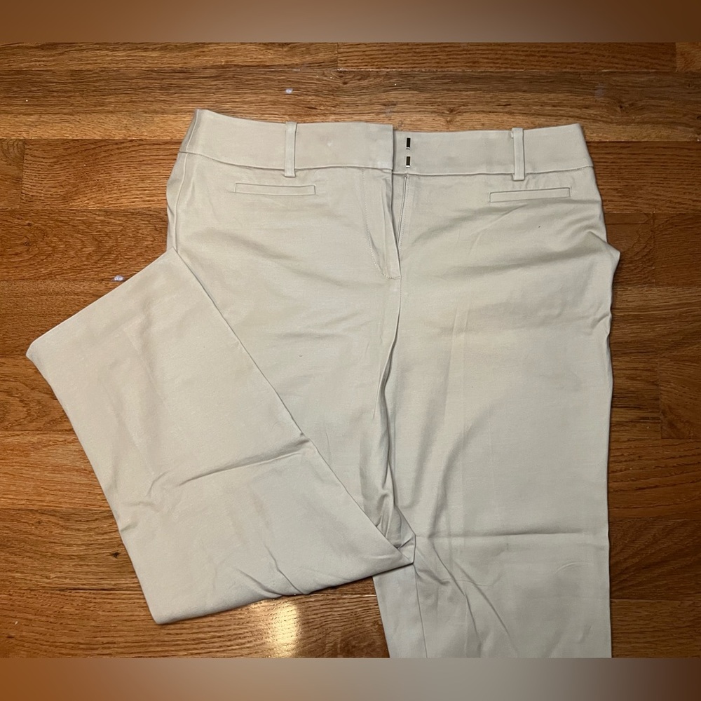 Loft Womens Riviera/ Julie Khaki Pants Size 10